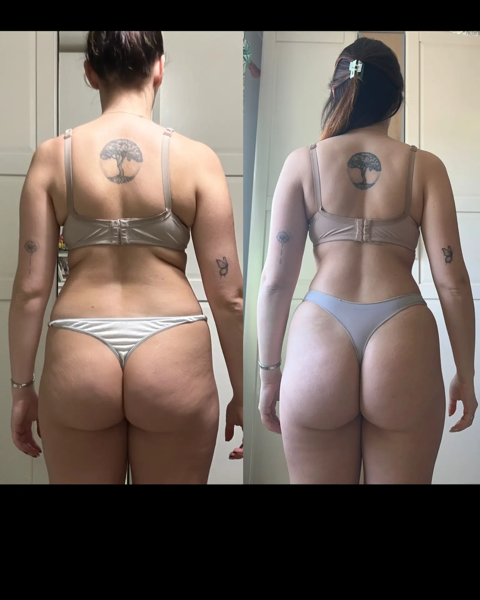 Antes e depois de cliente 6